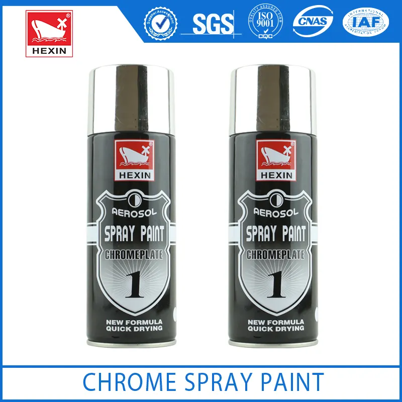 Veloce secco acrilico effetto metallico vernice spray per auto, metallo vernice spray