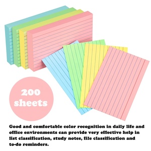 高品质便签4色记事本学校办公室日记文具200床单记事本 - Product Image 3