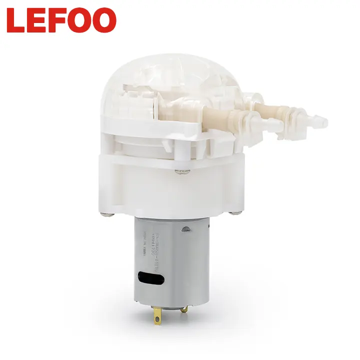 LEFOO 12V/24V piccola pompa peristaltica a buon mercato Micro pompa dosatrice peristaltica per dialisi medica