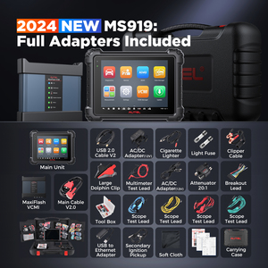 Autel Maxisys MS919 Escáner Igual que MS Ultra ECU Programación Codificación 40 + Reset Toplogy 2,0 Up de MS909 Elite II 3K + Pruebas