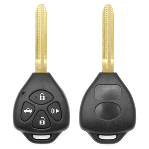 TOY43 anahtar kovanı ile logo ile t-oyota c-amry Avalon c-orolla Matrix RAV4 için 4 düğme uzaktan itmeli anahtar - Product Image 1