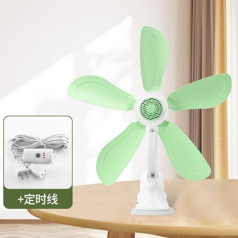 Green clip fan (strong wind) timer line