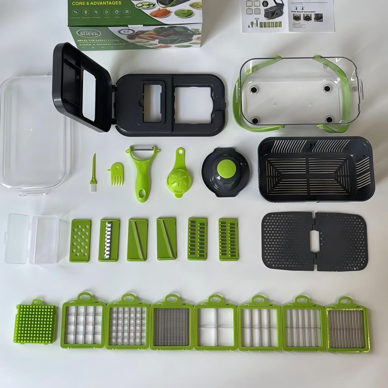 Juego de bolsos de 25 piezas.