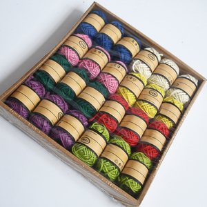 Fabrika fiyat renkli twisted jüt sicim kenevir halat - Product Image 1