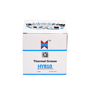 HY810硅胶灰色热膏/油脂高导电性能应用于膝上型或笔记本<span class=keywords><strong>CPU</strong></span>散热器
