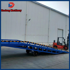 LKW-Rampe zum Be-und Entladen von Kraftfahrzeugen Teleskop-Entlade plattform Lager lade ausrüstung Tragfähigkeit: 8 Tonnen 10 t - Product Image 6
