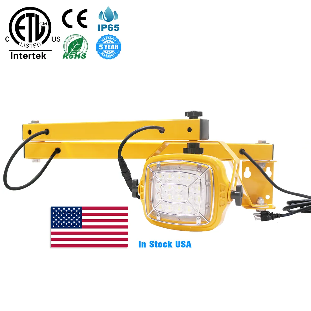 Stock in USA Led Work Light 20w 30w 50w ETL CE RoHS Multi-function Loading Dock Lamp