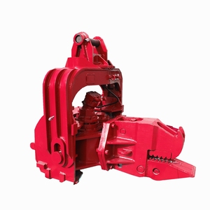 建筑工程液压振动桩锤挖掘机打桩机