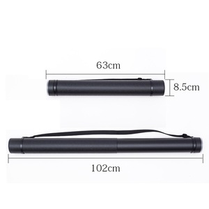 Bomeijia 6 màu vẽ ống có thể điều chỉnh xách tay Dung tích lớn vẽ áp phích lưu trữ tranh cho Nguồn cung cấp nghệ thuật - Product Image 2