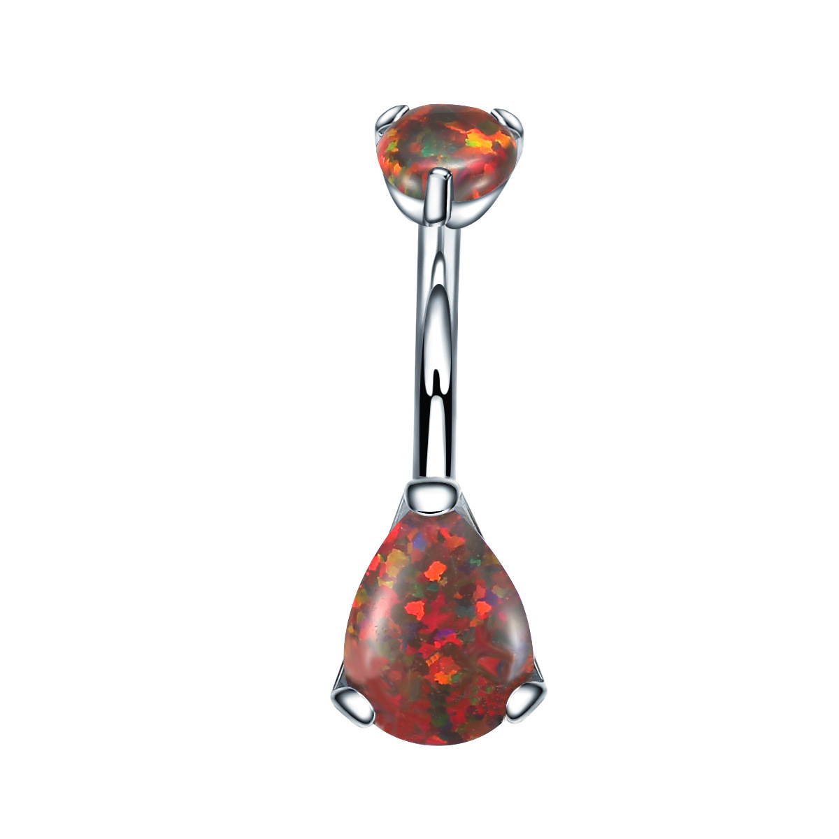 Opale rouge foncé