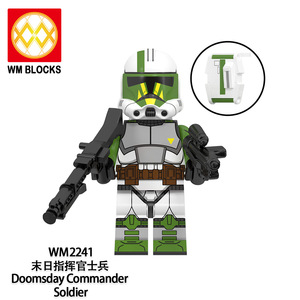 WM6125 Building Blocks Clone <strong>Troopers</strong> 501st Regiment Imperial Stormtrooper Mini Robot Figure Toy Bricks Assembling Doll Present - Product Image 5