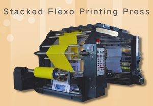 8 4 colori rotolo di pellicola di plastica macchina da stampa flessografica rotolo per rotolo stampanti flessografiche Plc digitale Ci Flexo stampa di etichette