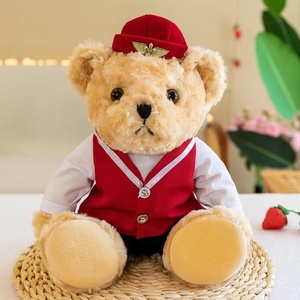 Özel Mini üniforma oyuncak ayı peluş oyuncaklar çocuk günü için yeni tasarım küçük hediye - Product Image 5