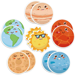 6 gói 150 Sheets hành tinh ghi chú dán thiết lập vui tự dính notepad Memo Pads viết Memo trang nhà văn phòng đồ dùng học tập - Product Image 1