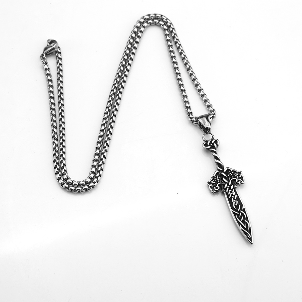 05709 Couleur Acier - Pendentif Simple