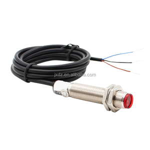 M12レーザー拡散反射光電スイッチ赤外線近接センサースイッチセンサー3線式DC NPN NO - Product Image 1