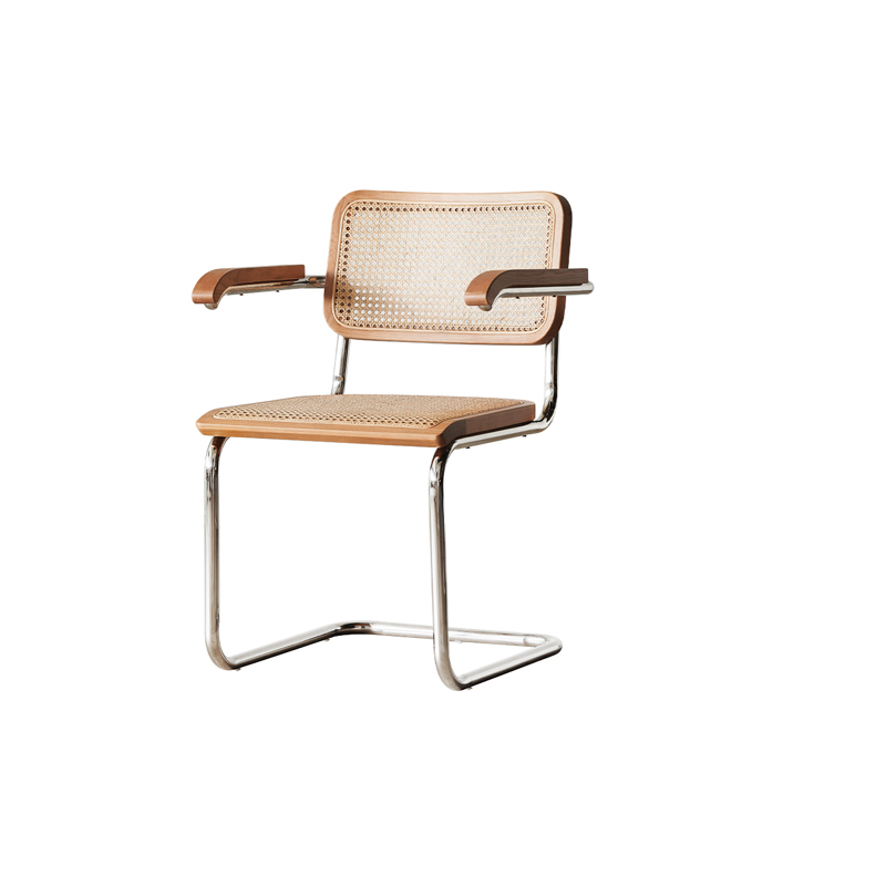 Fauteuil de couleur noyer