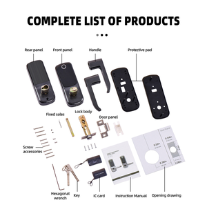 Khóa vân tay phòng ngủ bảo mật cao Thông Minh Kỹ thuật số Khóa vân tay khóa tự động thẻ IC RFID Kết hợp ứng dụng wifi - Product Image 5