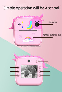 2024 High Quality New Arrival A20 Mini Camera HD Children Toy 4K Photo <strong>2</strong>.4&quot; Portable Instant <strong>Printer</strong> Camera for Kid Mini <strong>Printer</strong> - Product Image 2