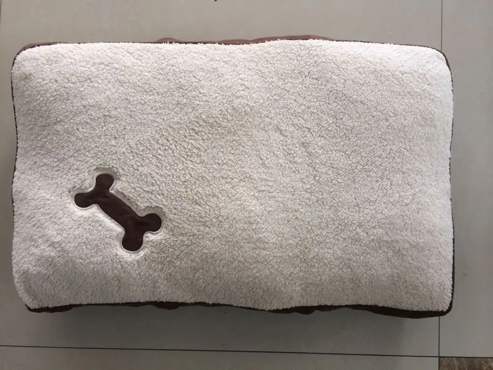 Hochwertige beliebte benutzer definierte wasch bare abnehmbare Kissen Plüsch Hunde bett Haustier zubehör