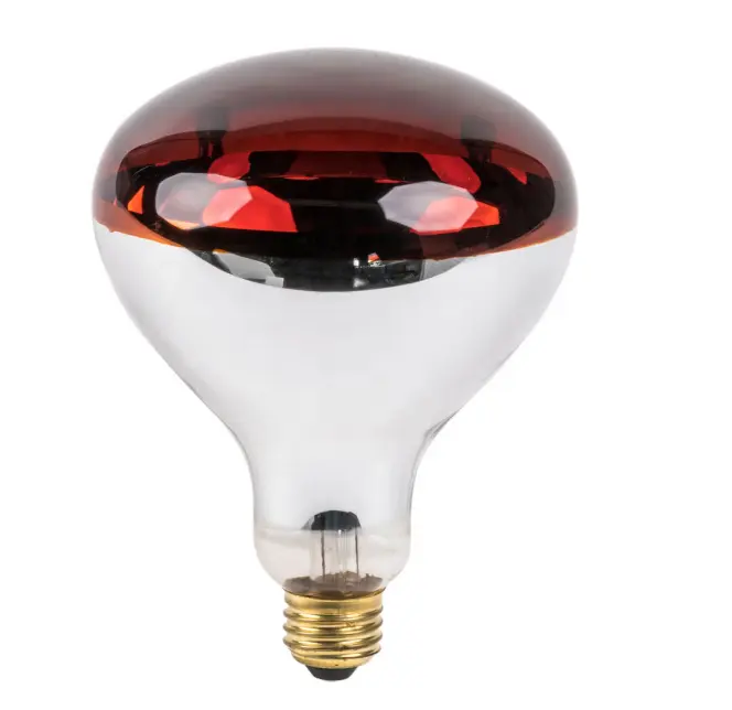 R125 220V 275W sanayi önde gelen kırmızı ısı lambası akkor dekoratif ampul hayvan ısı lambası