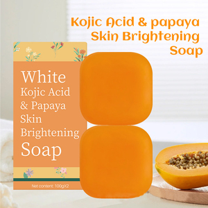 Handmade Thanh Xà Phòng Với Nghệ Kojic Axit Đu Đủ Cam Ngọt Ngào 100G Thảo Dược Làm Sạch Tắm Xà Phòng Cho Khuôn Mặt Và Cơ Thể Làm Sạch - Product Image 3