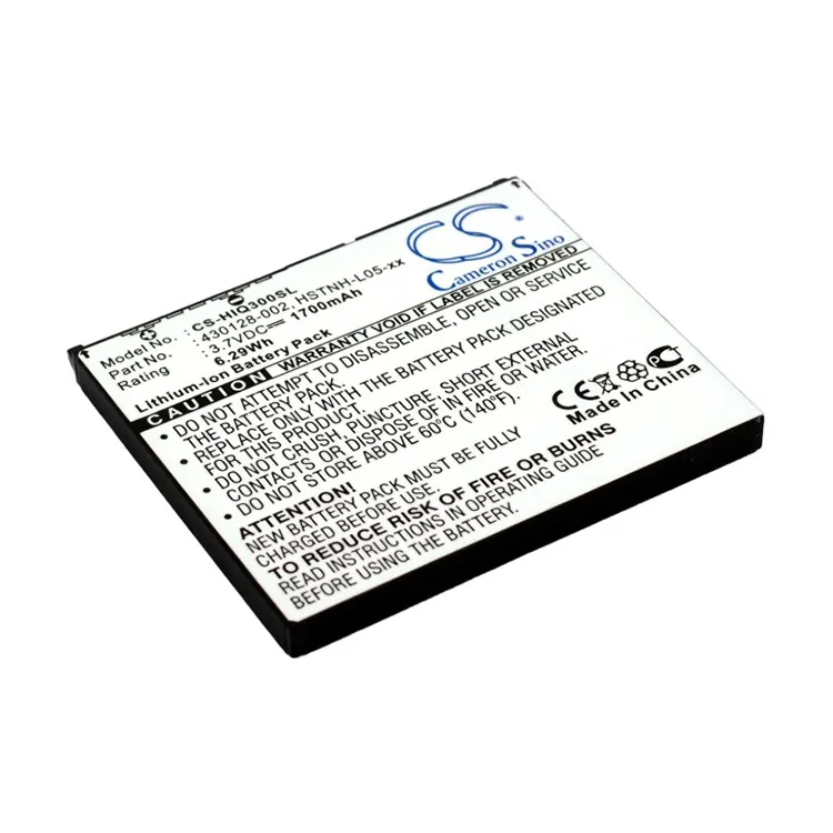 3,7 V Li-Ion 1700 мАч аккумулятор для ноутбука HP CS-HIQ300SL iPAQ 300, iPAQ 310 iPAQ 312,