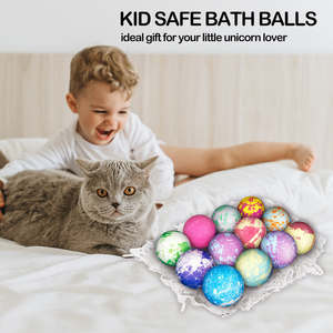 Радужные бомбы для ванны, детский подарочный набор, термоусадочная пленка, моя собственная торговая марка, духовные бомбы для ванны - Product Image 5