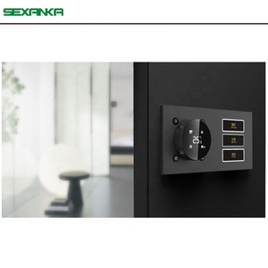 SEXANKA <span class=keywords><strong>KNX</strong></span> akıllı ev otomasyon sistemi sıcaklık duvar anahtarı paneli özelleştirmek - Product Image 2