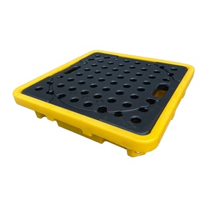 ステケリン油流出化学物質漏れおよび貯蔵PE流出封じ込めパレット1x 200Lオイルドラム用