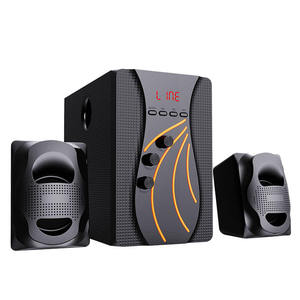 带RCA输入的发光二极管专业2.1多媒体音频有源扬声器