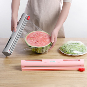 WS249厨房工具食品包装分配器切割器箔保鲜膜包装分配器塑料锋利切割器储物架厨房工具 - Product Image 5