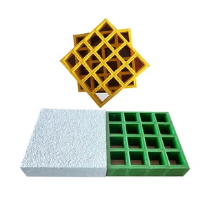 工业玻璃钢复合格栅防滑玻璃钢地板格栅 - Product Image 3