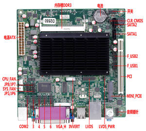 เมนบอร์ด Elsky Mini ITX รองรับซีพียู D2550อะตอมพร้อม6 * COM 1/2 * RJ45 DDR3 LAN - Product Image 6