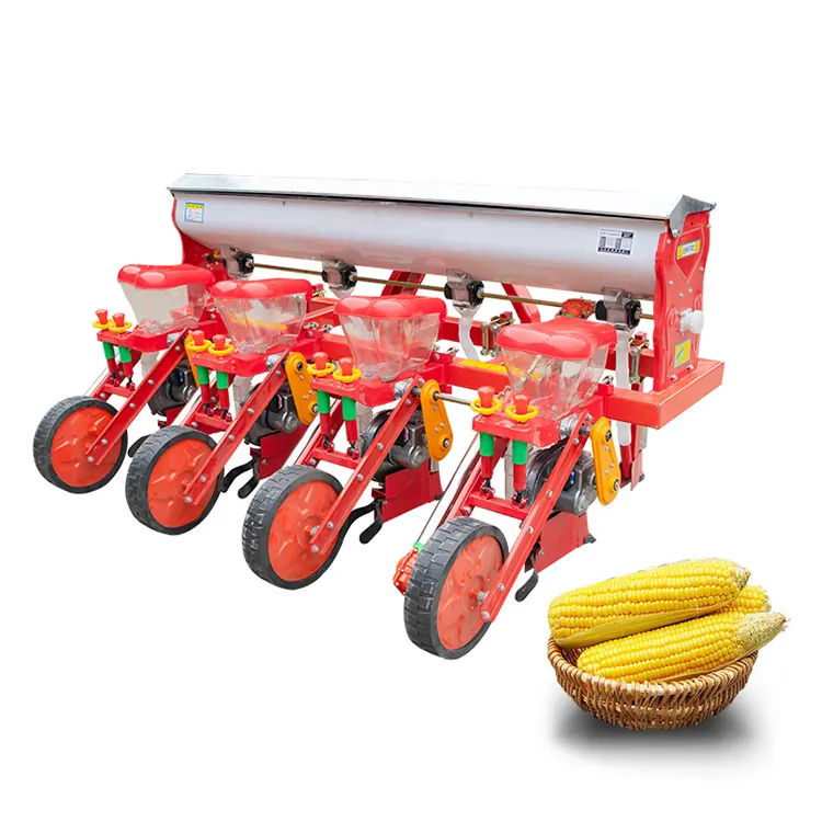 2-6 Rows Pneumatic Corn Seeder tractor planter Maize Planter With Fertilize Box Corn Planter