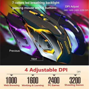 V1 Wired RGB Backlit Glowing Gaming <strong>Keyboard</strong> and Mouse Multimedia Keys Mechanically Operated for <strong>Computer</strong> <strong>Use</strong>