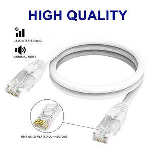 Venta caliente red medidor corto 0,3 m 0,5 M 1M 1,5 m Ethernet UTP Cat6 Cable de conexión - Product Image 5