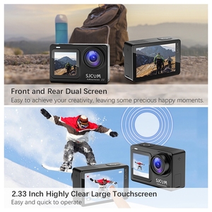 SJCAM SJ8 IPS Tela Sensível Ao Toque 4K Cam À Prova D' Água HD Dual Screen Wifi 30FPS Vídeo Esporte Ação Esportes Câmera