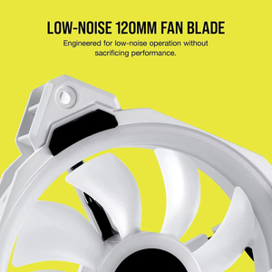 コルセアLLシリーズLL120 RGB 120mm RGB LEDファン白色照明ノードPRO Esportsコンピュータケース用 - Product Image 2