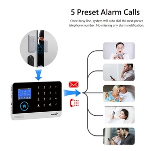 Sistema de alarma antirrobo con control remoto de aplicación inalámbrica IOS Android Tuya Smart WiFi GSM sistemas de seguridad para el hogar con timbre de puerta SOS RFID - Product Image 5