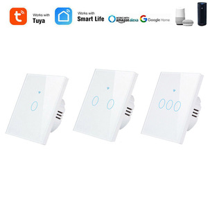 Tuya Wifi akıllı ev nötr tel sürüm Tuya akıllı WiFi anahtarı avrupa duvar anahtarı Rremote kablolama anahtarı - Product Image 3