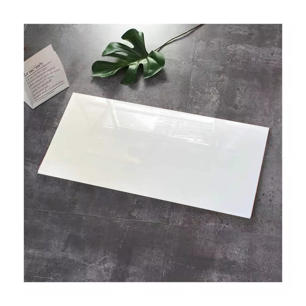 Dalle de porcelaine blanc éclatant