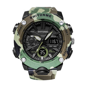 Hiển Thị Kép Người Đàn Ông Không Thấm Nước Của Thể Thao Điện Tử Đồng Hồ 50Mm Analog Quay Số Trực Tiếp Nhà Sản Xuất Dropshipping Cho Sinh Viên Các Cặp Vợ Chồng - Product Image 1