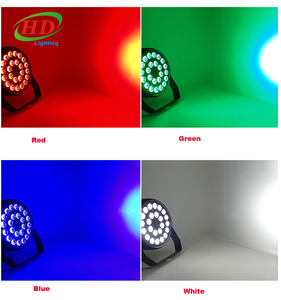 Sahne ve mekan için 24x18w RGBWAUV Slim ince akıllı LED sahne aydınlatma Uplight projeksiyon ışıkları - Product Image 6
