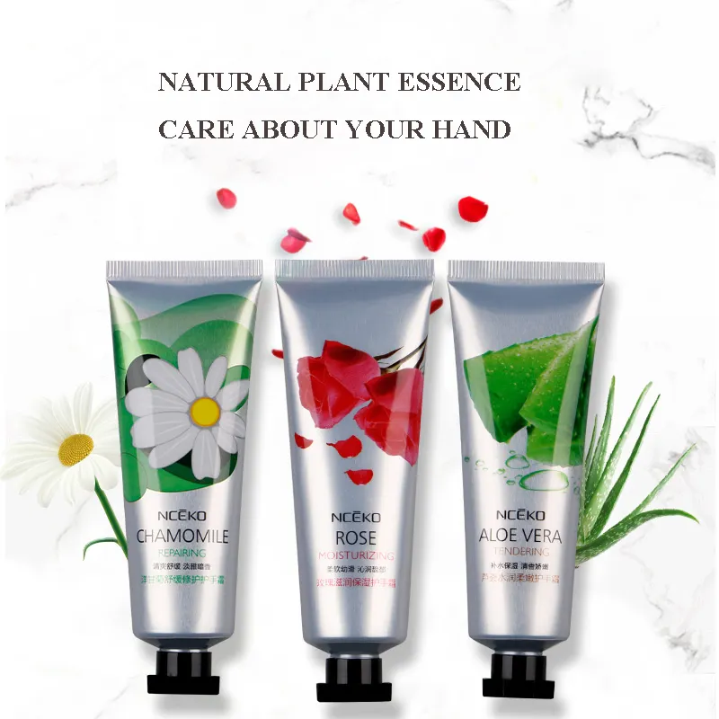 Nceko Repair ing Moist urizing Tendering Kamille Rose Aloe Vera Hand creme