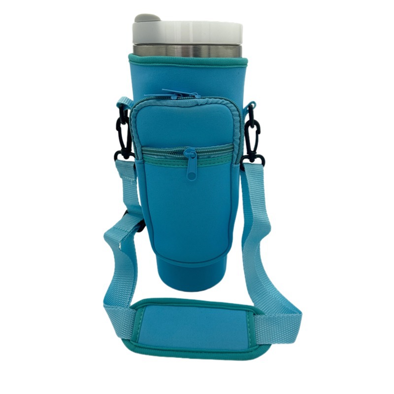 40OZ azzurro cielo con borsa
