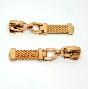 Nylon dây kéo thanh trượt số 3 và số 5 Nylon về phía trước và ngược lại Dây kéo lò xo cao su trượt cho túi xách và quần áo giản dị - Product Image 4