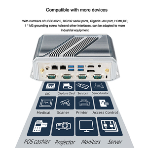 High-End I7 Fanless Mini Pc I7 7500U I7 8665U <strong>Embedded</strong> <strong>Computer</strong> Support 4K Barebone <strong>System</strong> Dual Display Mini Pc - Buy I7 Fanless - Product Image 6