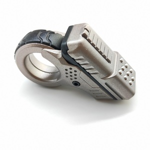 Sandblast màu vàng haptic thanh trượt Thần Tài Spinner EDC Zoom hợp kim Ratchet bánh xe kim loại súng thần tài vòng đồ chơi - Product Image 5