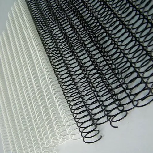 De Metal sola espiral bobinas de alambre vinculante de 1/4 "a 1-3/4"